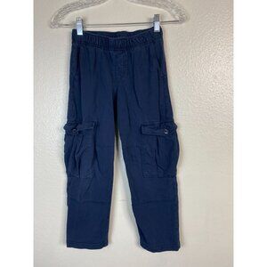 Tea Collection Kids Navy Cargo Pants Size 8 Pull on